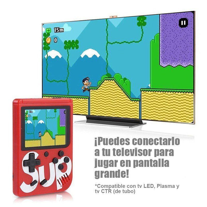 Consola Retro Portátil SUP® (400 juegos)